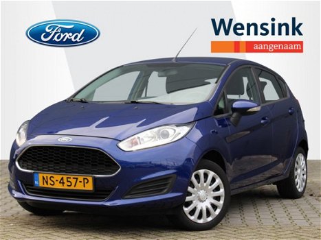 Ford Fiesta - 1.0 Style Essential | Dealer onderhouden | Bluetooth | Navigatie | Airco | AUX | Leder - 1