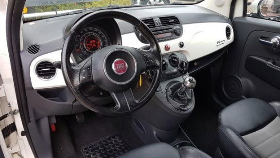 Fiat 500 - 1.2 Lounge Airco/Leder/Electr.Ramen/Nw.APK/87dkm - 1