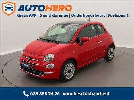 Fiat 500 - 0.9 TwinAir Turbo Lounge HE68883 | Navi | LED | Airco | LMV | Cruise | Pano | - 1