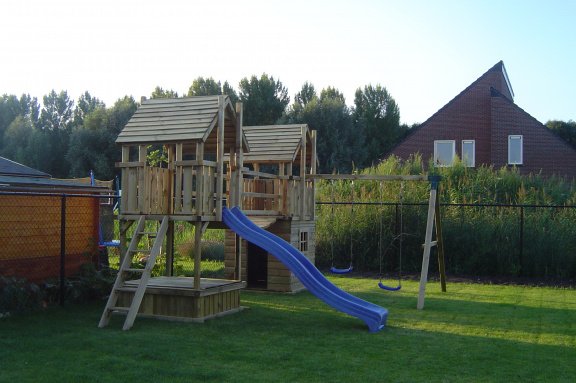 Speeltoestel Speelhuis Speeltoren Schommel Glijbaan - Afbeelding 2