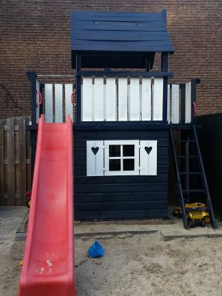 Speeltoestel Speelhuis Speeltoren Schommel Glijbaan - Afbeelding 5