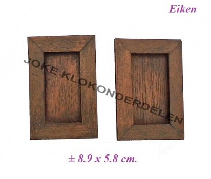 === 2 Klokkast zijdeurtjes = oud === 41314 - 0