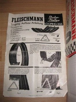 UITVERKOCHT Fleischmann racebaan looping in ovp (geel.) 3125 - 2