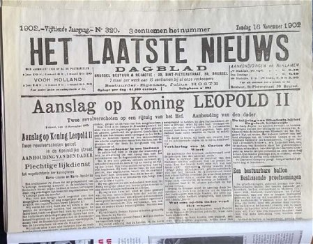 Krant HLN - Een Eeuw kranten 100 jaar voorpagina's - 3