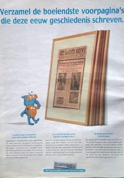 Krant HLN - Een Eeuw kranten 100 jaar voorpagina's - 4