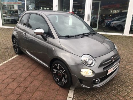 Fiat 500 - 0.9 TwinAir Turbo Sport 105 PK Navigatie, half leder, twotone velgen, middenarmsteun, 1e - 1