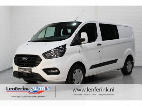 Ford Transit Custom - 2.0 TDCi 130 pk Dubbel Cabine Trend L2H1 Airco, PDC V+A, Achterklep, Cruise, B - 1