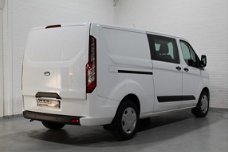 Ford Transit Custom - 2.0 TDCi 130 pk Dubbel Cabine Trend L2H1 Airco, PDC V+A, Achterklep, Cruise, B