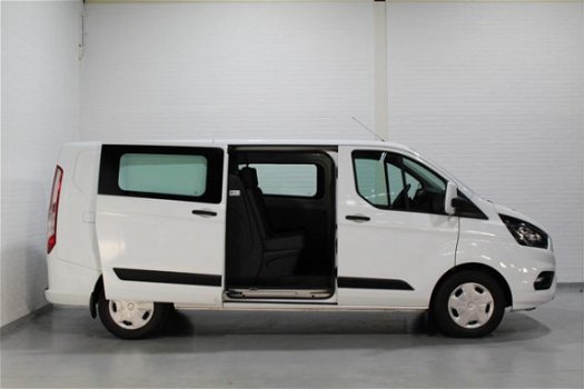 Ford Transit Custom - 2.0 TDCi 130 pk Dubbel Cabine Trend L2H1 Airco, PDC V+A, Achterklep, Cruise, B - 1