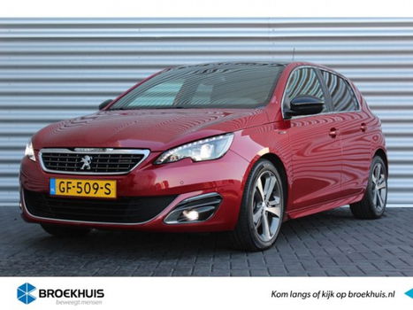 Peugeot 308 - 2.0 BLUE HDI 150PK 5-DRS GT-LINE AUTOMAAT / NAVI / LEDER / CLIMA / PDC / 17