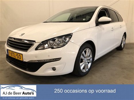 Peugeot 308 SW - 1.6 BlueHDI Blue Lease Executive panorama airco camera - 1