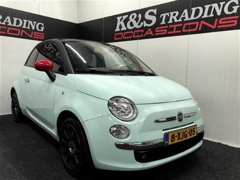 Fiat 500 C - 0.9 TwinAir Rock Leder automaat Nap - 1