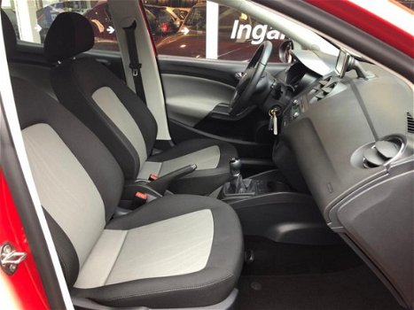 Seat Ibiza - 1.2 Style NAVI/CLIMA 2014 Rood 5drs 59dK - 1