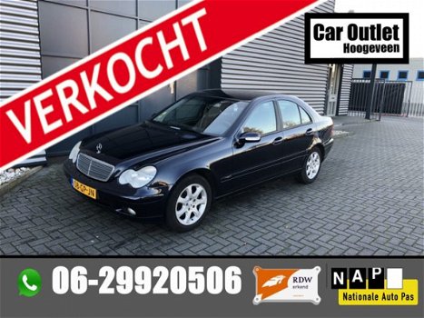 Mercedes-Benz C-klasse - 200 CDI Elegance Airco LM --Inruil Mogelijk - 1