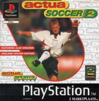 Playstation 1 ps1 actua soccer 2 - 1