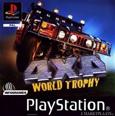 playstation 1 ps1  4 x 4 world trophy
