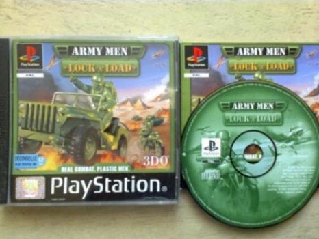 Playstation 1 ps1 army men lock'n load - 1