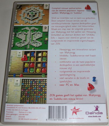 PC Game Denda *** ZEN GAMES *** Hexajongg & Ishidoku - Afbeelding 2