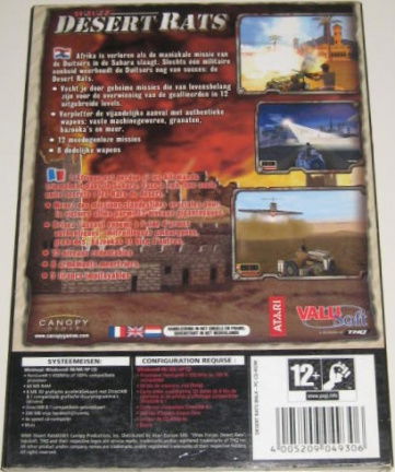 PC Game *** WII DESERT RATS *** Elite Forces - Afbeelding 2