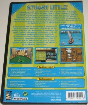 PC Game *** STUART LITTLE *** Big City Adventure - Afbeelding 2