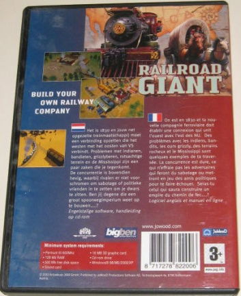PC Game *** RAILROAD GIANT *** Build your railway company - Afbeelding 2