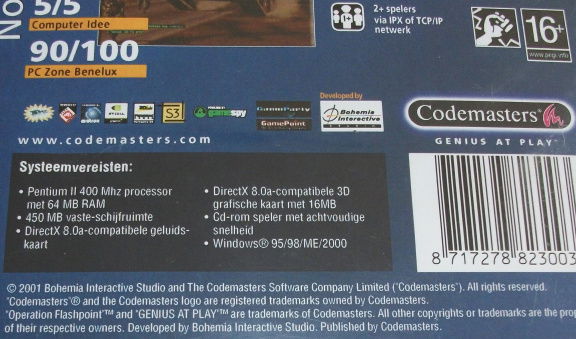 PC Game *** OPERATION FLASHPOINT *** Cold War Crisis - Afbeelding 3