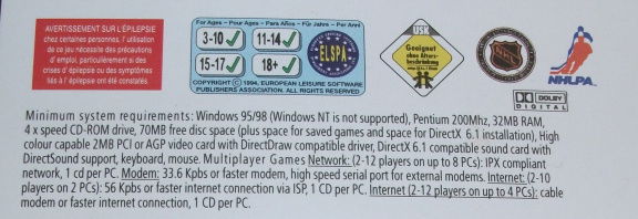 PC Game *** NHL 2000 *** Ice Hockey - Afbeelding 3
