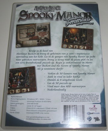 PC Game Denda *** MORTIMER BECKETT *** Secrets Spooky Manor - Afbeelding 2
