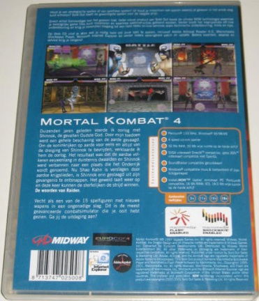 PC Game *** MORTAL KOMBAT 4 *** Ga jij de uitdaging aan? - Afbeelding 2