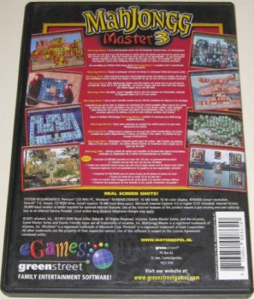 PC Game *** MAHJONGG MASTER 3 *** De geheel nieuwe versie - Afbeelding 2