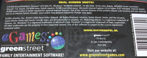 PC Game *** MAHJONGG MASTER 3 *** De geheel nieuwe versie - Afbeelding 3