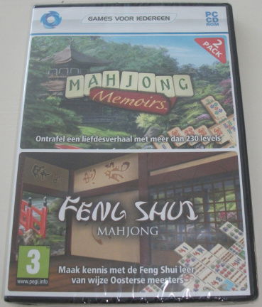 PC Game *** MAHJONG MEMOIRS & FENG SHUI MAHJONG *** 2-Pack *NIEUW* - nr. 1
