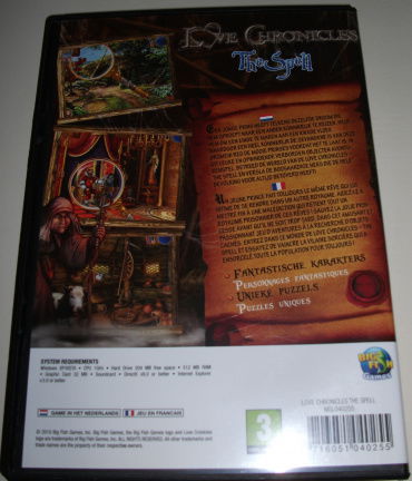 PC Game Big Fish *** LOVE CHRONICLES *** The Spell - Afbeelding 2