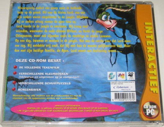 PC Game *** KONING VAN DE JUNGLE *** De kleine Lord - Afbeelding 2