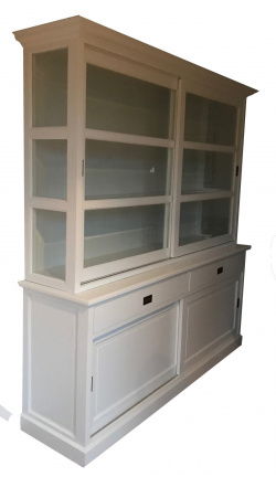 Buffetkast Heino wit - wit 215 x 50/40 x 220cm - nr. 1