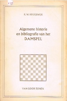 Alg. Historie en bibliografie vh Damspel