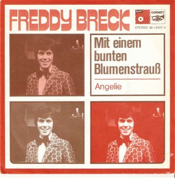 singel Freddy Breck - Mit einem bunten Blumenstrauß/ angelie - 1