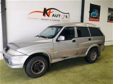 SsangYong Musso - 2.9 TDL hoog AUTOMAAT/AIRCO/ELEK.RAMEN.SPIEGELS/TREKHAAK/ENZ