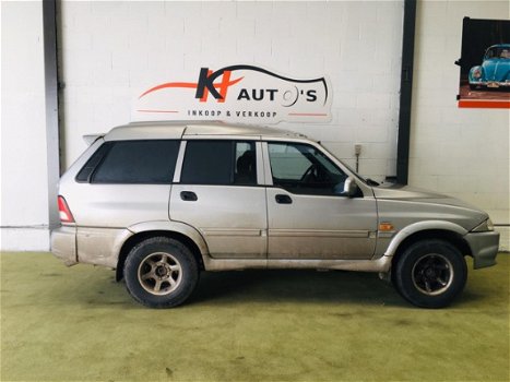 SsangYong Musso - 2.9 TDL hoog AUTOMAAT/AIRCO/ELEK.RAMEN.SPIEGELS/TREKHAAK/ENZ - 1