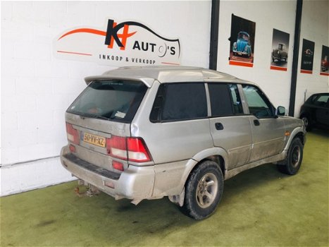 SsangYong Musso - 2.9 TDL hoog AUTOMAAT/AIRCO/ELEK.RAMEN.SPIEGELS/TREKHAAK/ENZ - 1