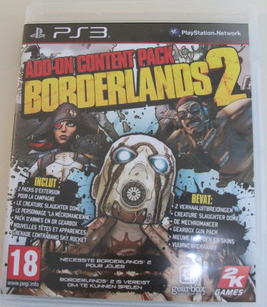 PS3 Game *** BORDERLANDS 2 *** Add-On Content Pack - nr. 1