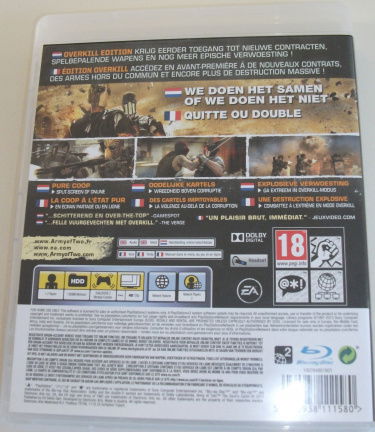 PS3 Game *** ARMY OF TWO *** The Devil's Cartel - Afbeelding 2