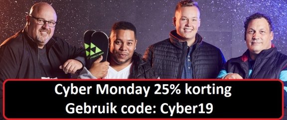 25% korting vandaag, Cyber Monday! Shop bij Bigmensfashion! - 1