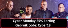 25% korting vandaag, Cyber Monday! Shop bij Bigmensfashion!
