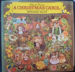 A Christmas Carol - Bernard Miles - kinderLP - 1960 engelstalig