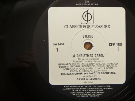 A Christmas Carol - Bernard Miles - kinderLP - 1960 engelstalig - Afbeelding 4