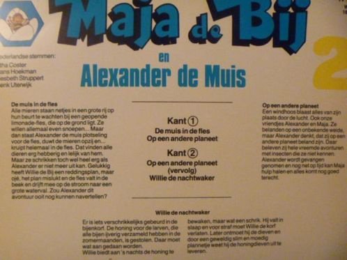 Maja de Bij en Alexander de Muis - deel 2 - kinderLP - Afbeelding 2
