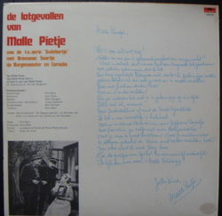 De lotgevallen van Malle Pietje - (uit Swiebertje) - KinderLP