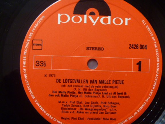 De lotgevallen van Malle Pietje - (uit Swiebertje) - KinderLP - Afbeelding 4