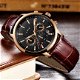 Prachtige Ligé Chronograaf horloge Rosé goud met mooie gift - 1 - Thumbnail